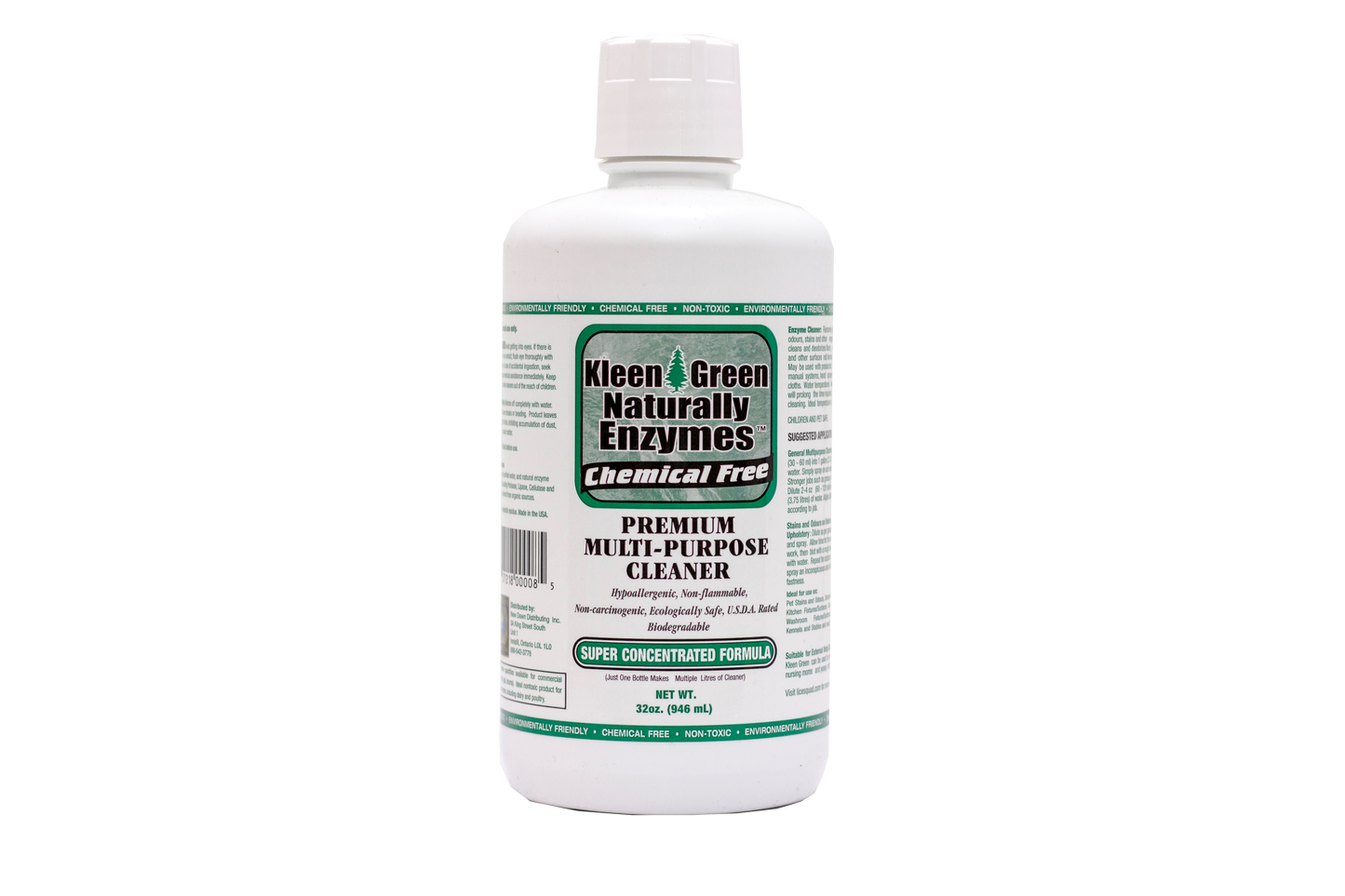 Kleen Green Naturally Enzyme Cleanser - 32oz - newdawndistributing.net